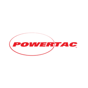 The image shows the logo of POWERTAC, featuring the brand name in bold red uppercase letters within an oval, embodying the strength and reliability you can trust for your Concealed Gear needs.